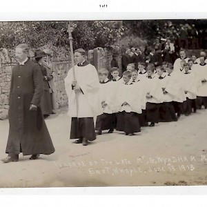 Funeral of the late Mr G Wyndham MP 1913