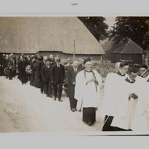 Funeral of the late Mr G Wyndham MP 1913